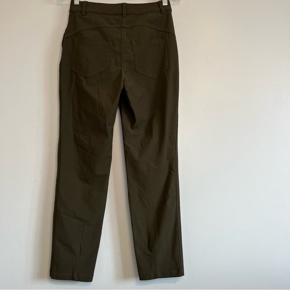 Lululemon Ca 35801 Rn 106259 Compression Pant Leggings Green Womens Sz 4 Golf - Picture 10 of 10
